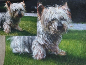 肖像画 Painting - imd024 子犬のポートレート